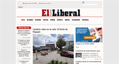 Desktop Screenshot of elnuevoliberal.com