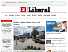 Tablet Screenshot of elnuevoliberal.com